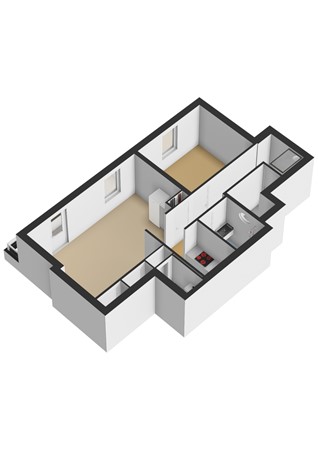 Floorplan - Stadionweg 122-4V, 1077 SV Amsterdam
